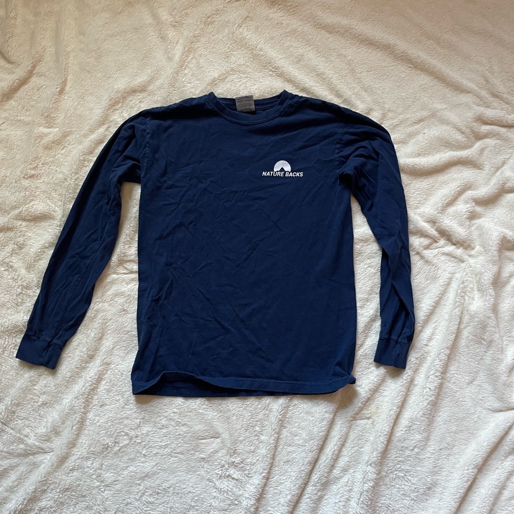 nature backs long sleeve tee